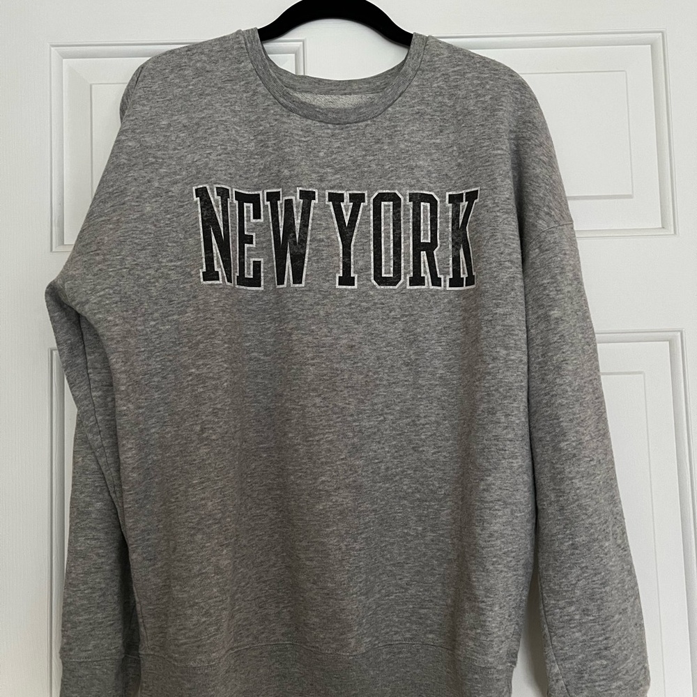 Gray New York Sweatshirt